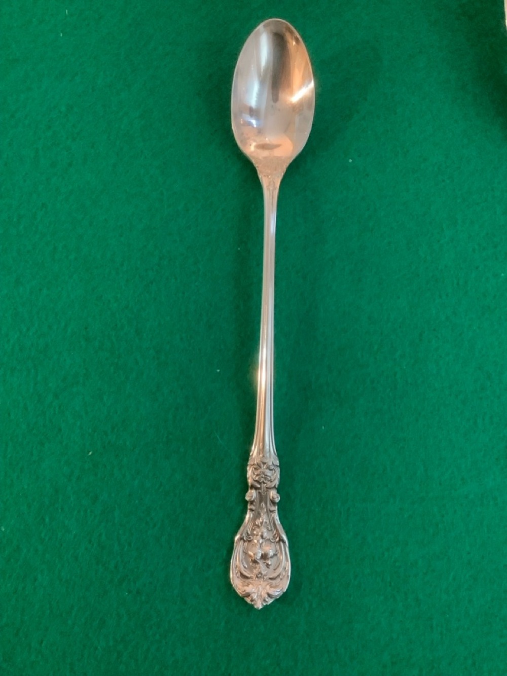 Reed & Barton Sterling Silver Frances I Iced Tea Spoon 7-5/8”